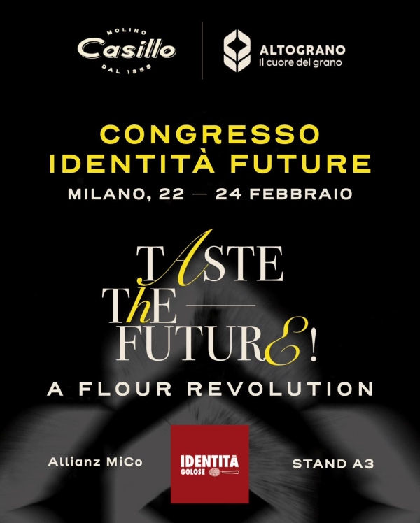 Molino Casillo | Altograno® con "Taste the Future. A Flour Revolution" per Identità Future 2025